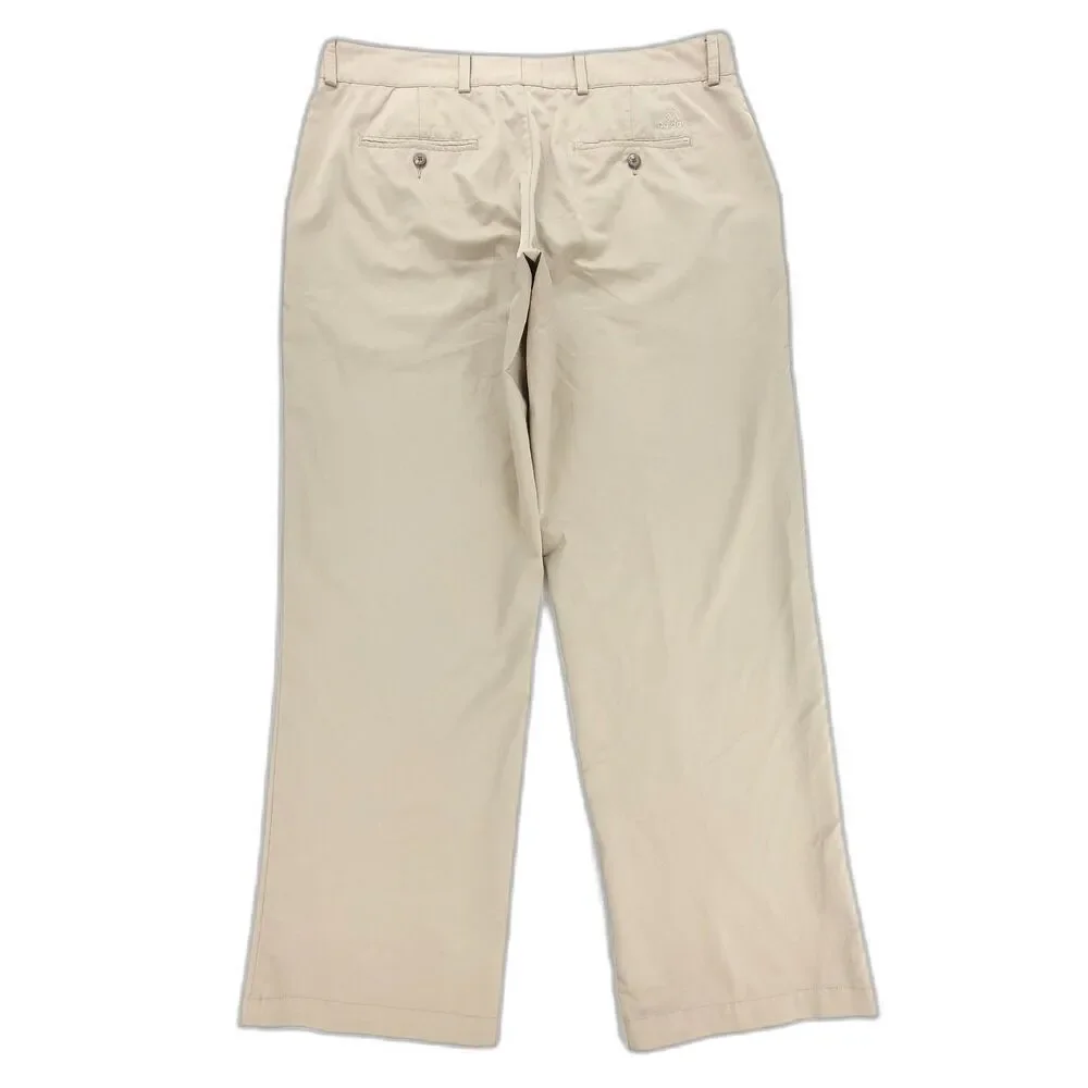ADIDAS Climalite Classic Straight Tech Performance Golf Pant Mens 38 x 32 Khaki